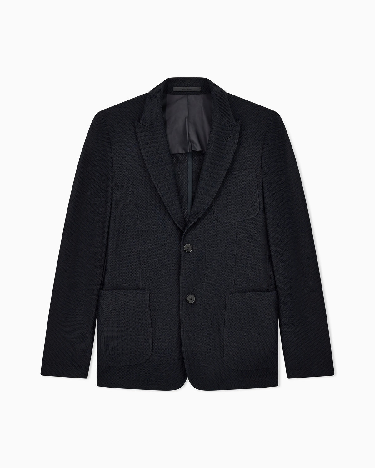 Technical single-breasted jacket with two buttons Icon