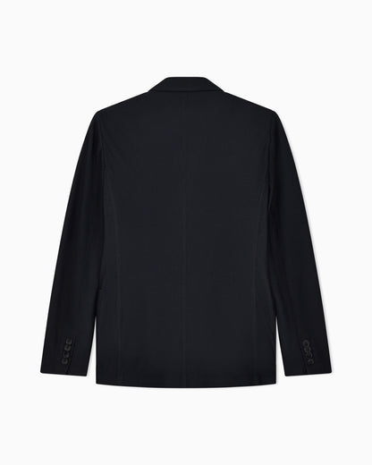 Technical single-breasted jacket with two buttons Icon