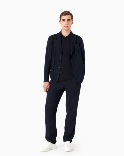 Cupro jacket with a single-breasted two-button design Icon