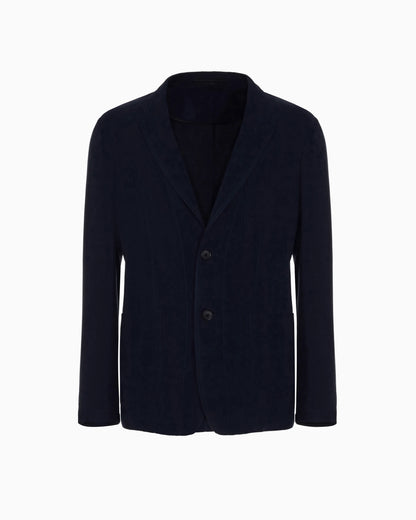 Cupro jacket with a single-breasted two-button design Icon