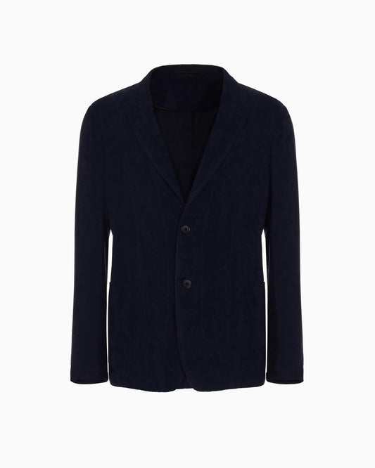Cupro jacket with a single-breasted two-button design Icon