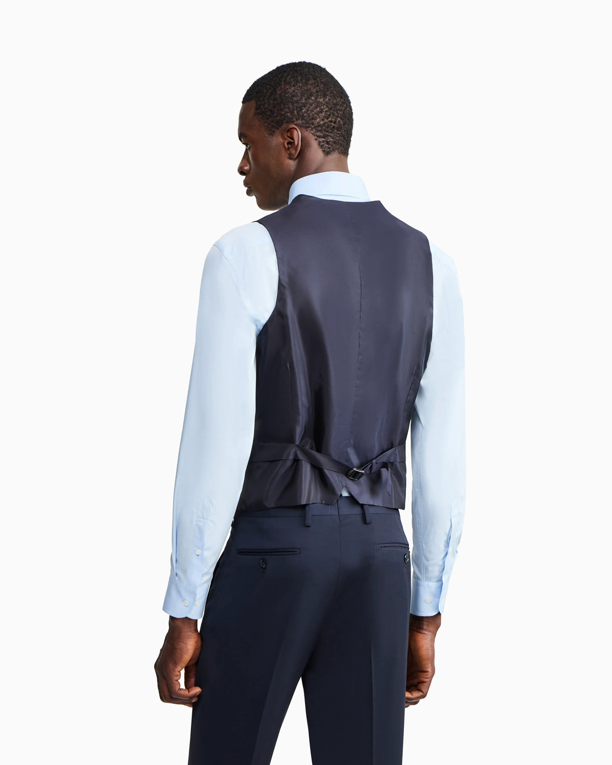Single-breasted waistcoat in virgin wool