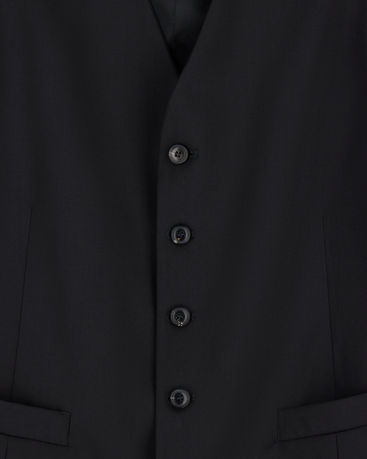 Single-breasted waistcoat in virgin wool