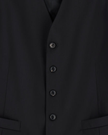 Single-breasted waistcoat in virgin wool