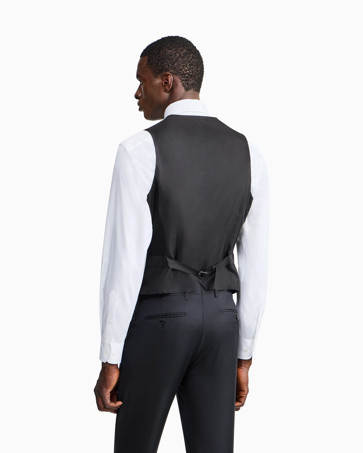 Single-breasted waistcoat in virgin wool