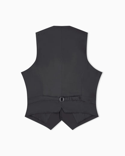 Single-breasted waistcoat in virgin wool