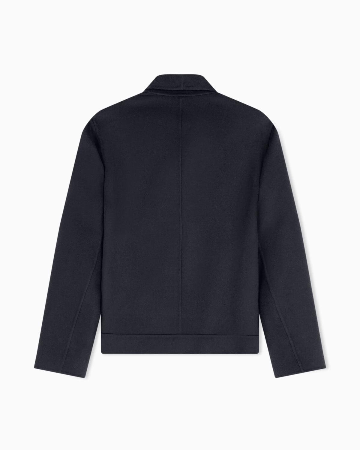Wool cashmere blouson with asymmetrical zip closure Icon