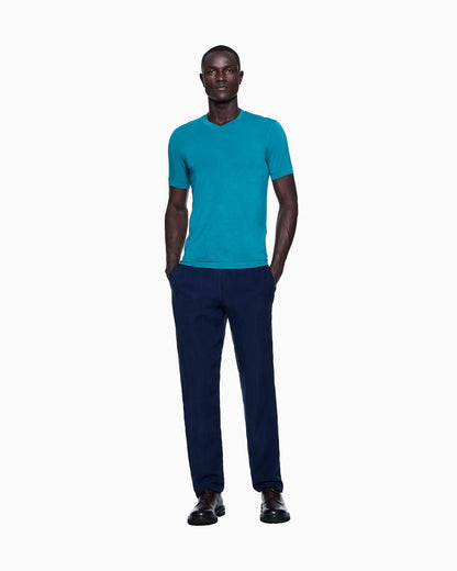 Icon cupro drawstring trousers