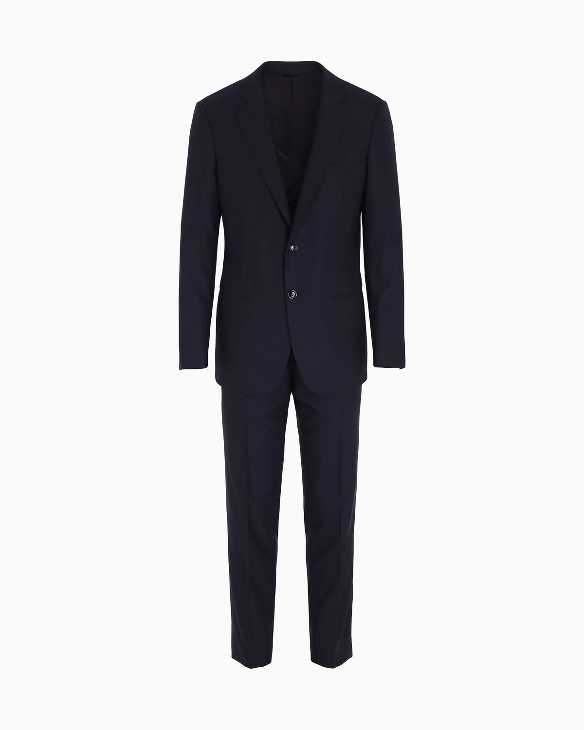 Manhattan Line single-breasted suit in pinstripe virgin wool