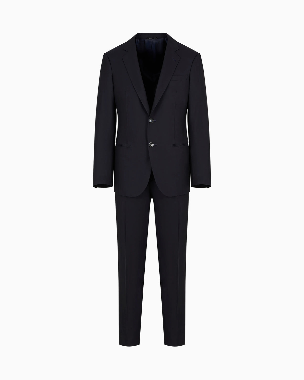Manhattan line virgin-wool single-breasted suit