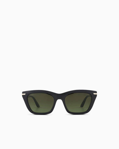 Women’s cat-eye sunglasses with clip-on lenses