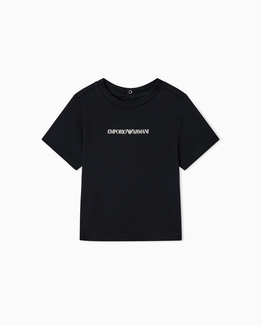 Jersey T-shirt with logo