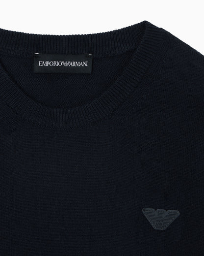 organic cotton-blend jumper