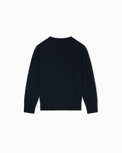 organic cotton-blend jumper