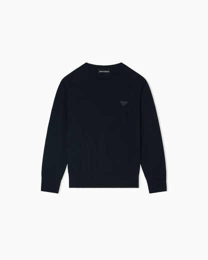organic cotton-blend jumper