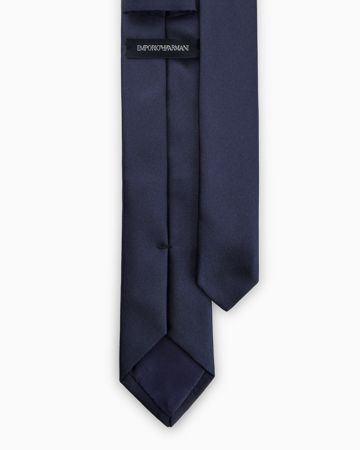 Pure silk tie with logo
