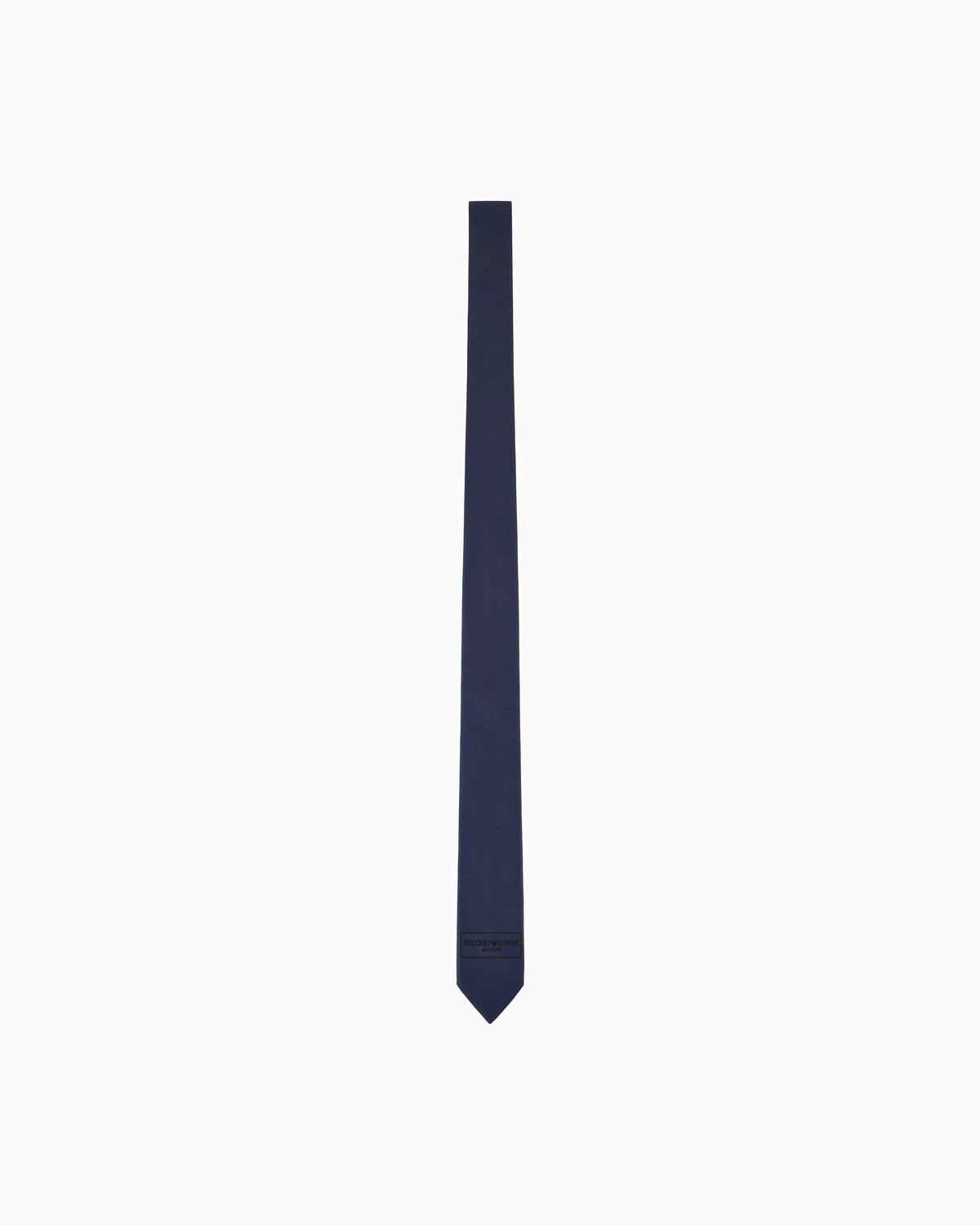 Pure silk tie with logo