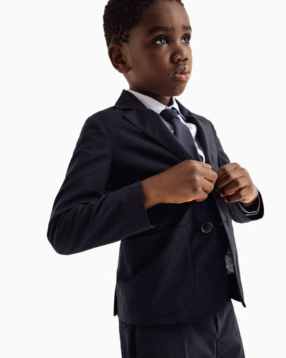 Pure silk tie with logo