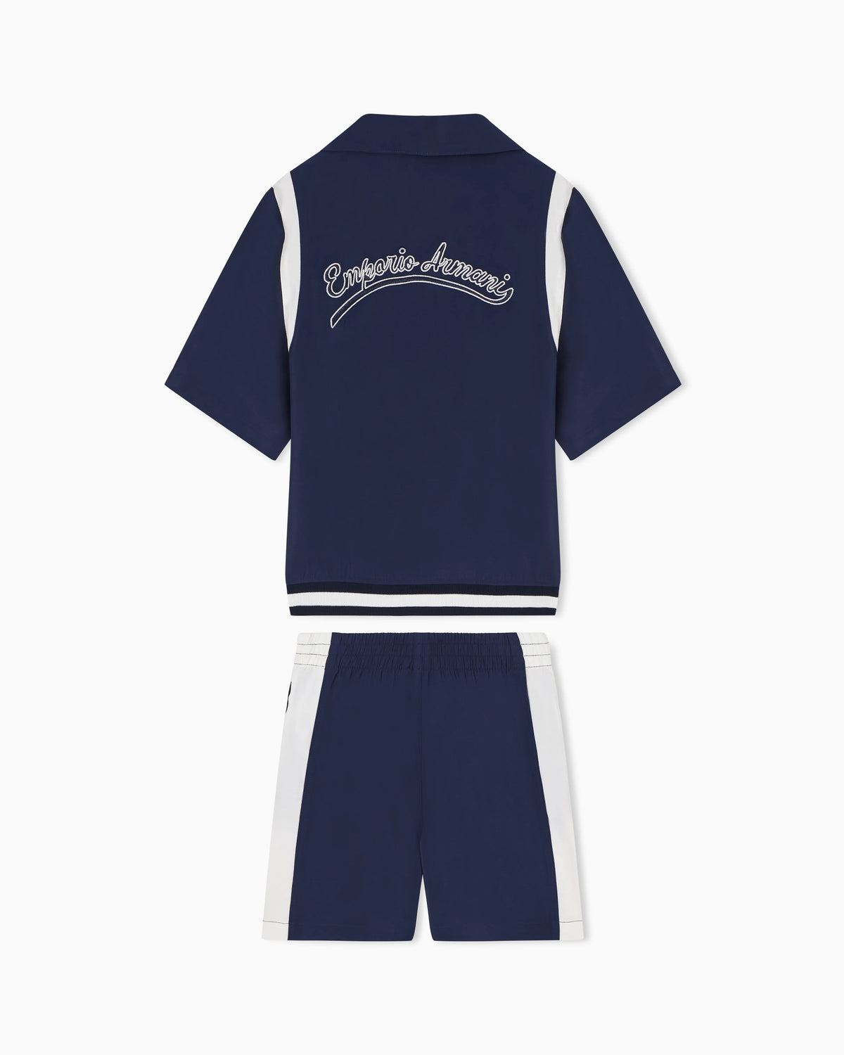 Rayon shirt and Bermuda shorts set
