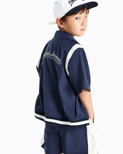 Rayon shirt and Bermuda shorts set
