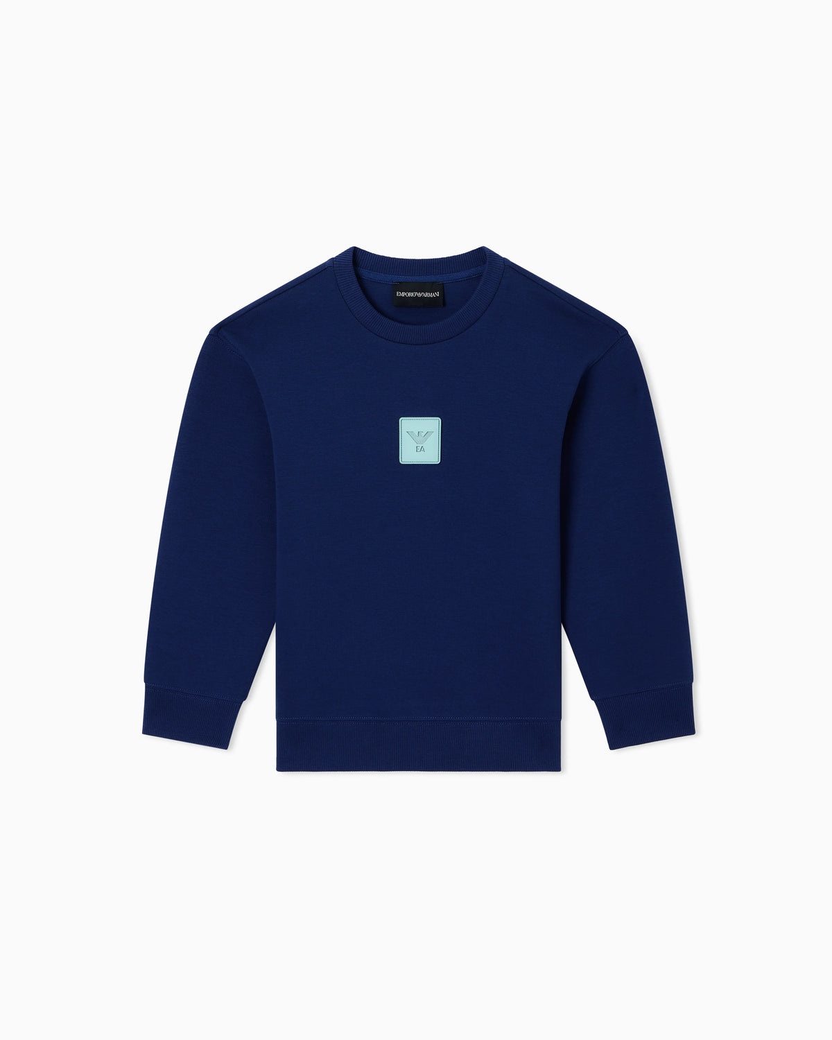 Double-jersey sweatshirt with eagle patch