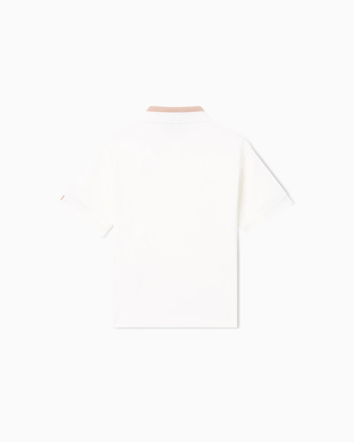 Stretch piqué jersey polo shirt