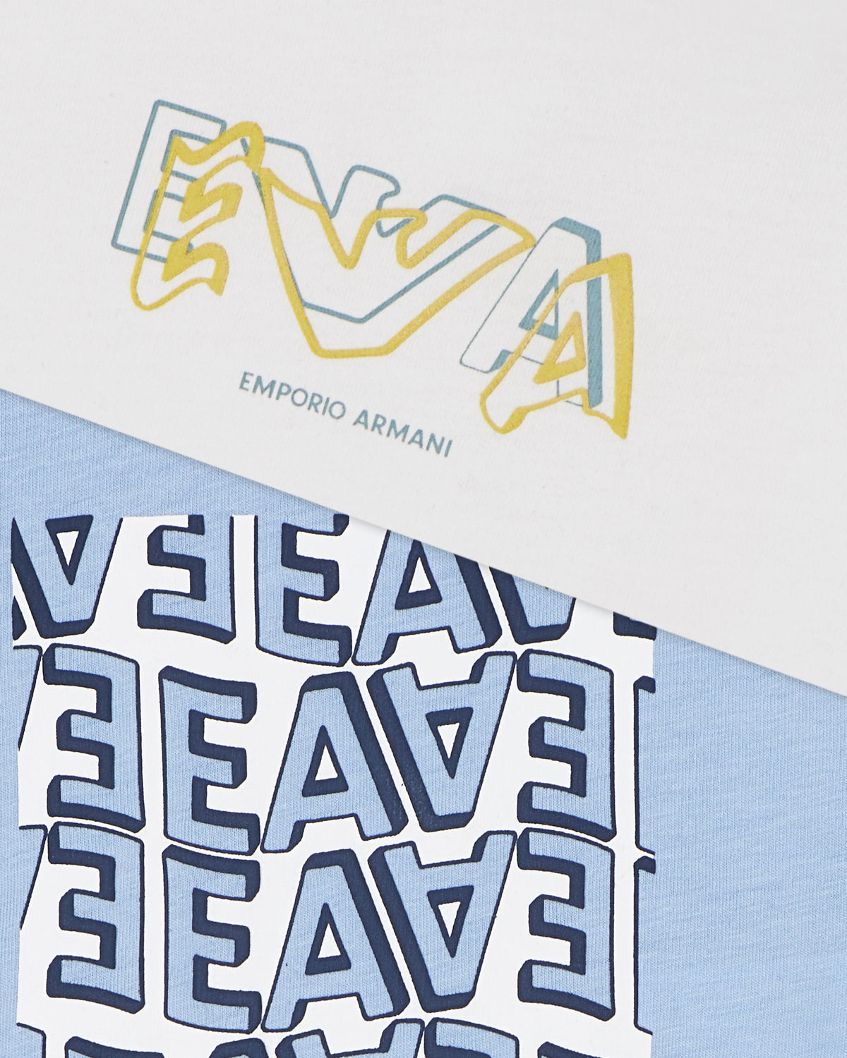 Two-pack of jersey T-shirts with EA logo print