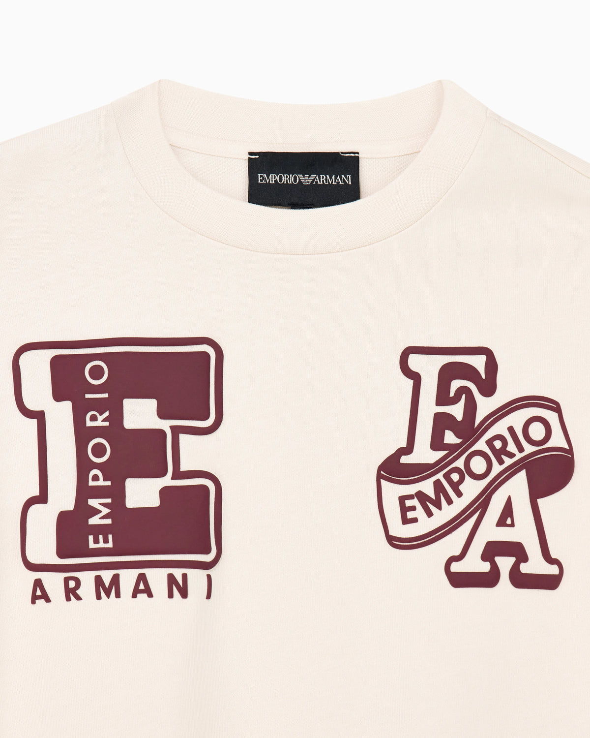 Heavy single jersey cotton T-shirt with graphic print