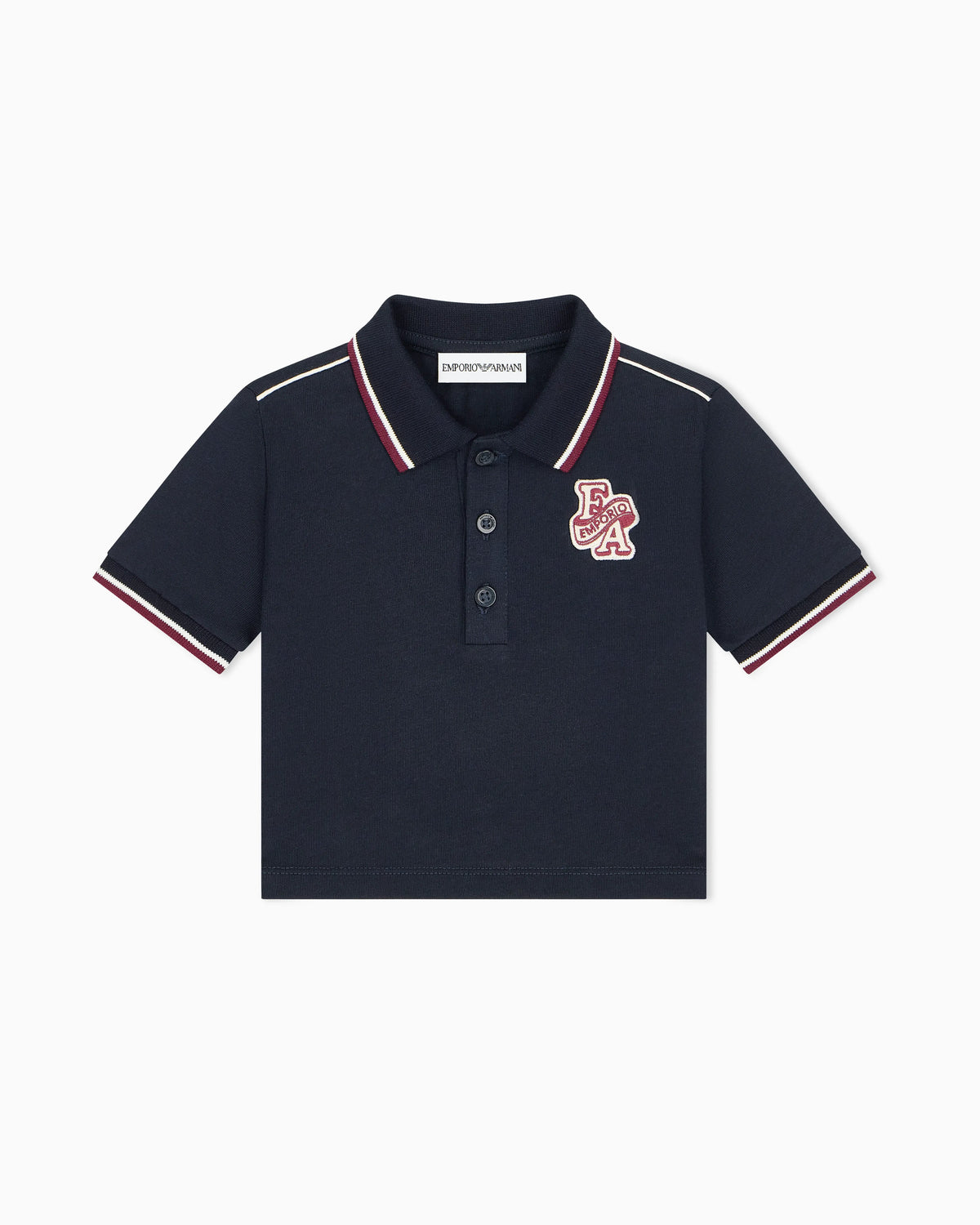Polo shirt in heavy single cotton jersey with regular fit