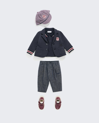Polo shirt in heavy single cotton jersey with regular fit