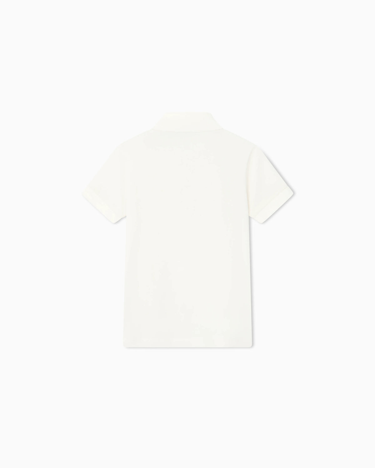 Polo shirt in cotton piqué with a three-button placket