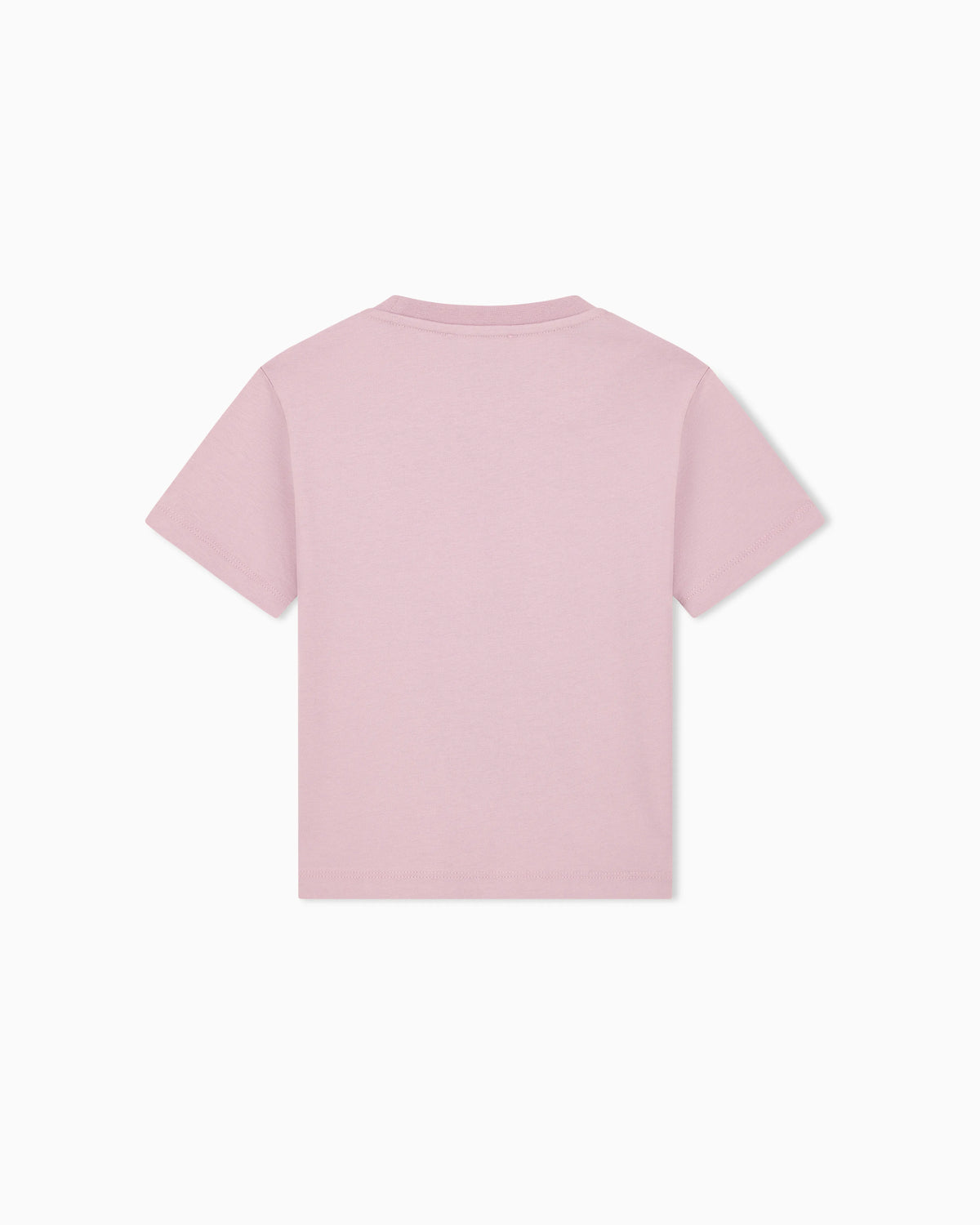 Crew neck cotton jersey T-shirt with an embroidered logo