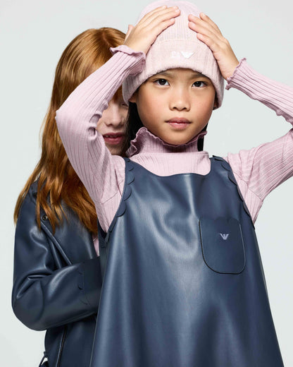 Crew neck cotton jersey T-shirt with an embroidered logo