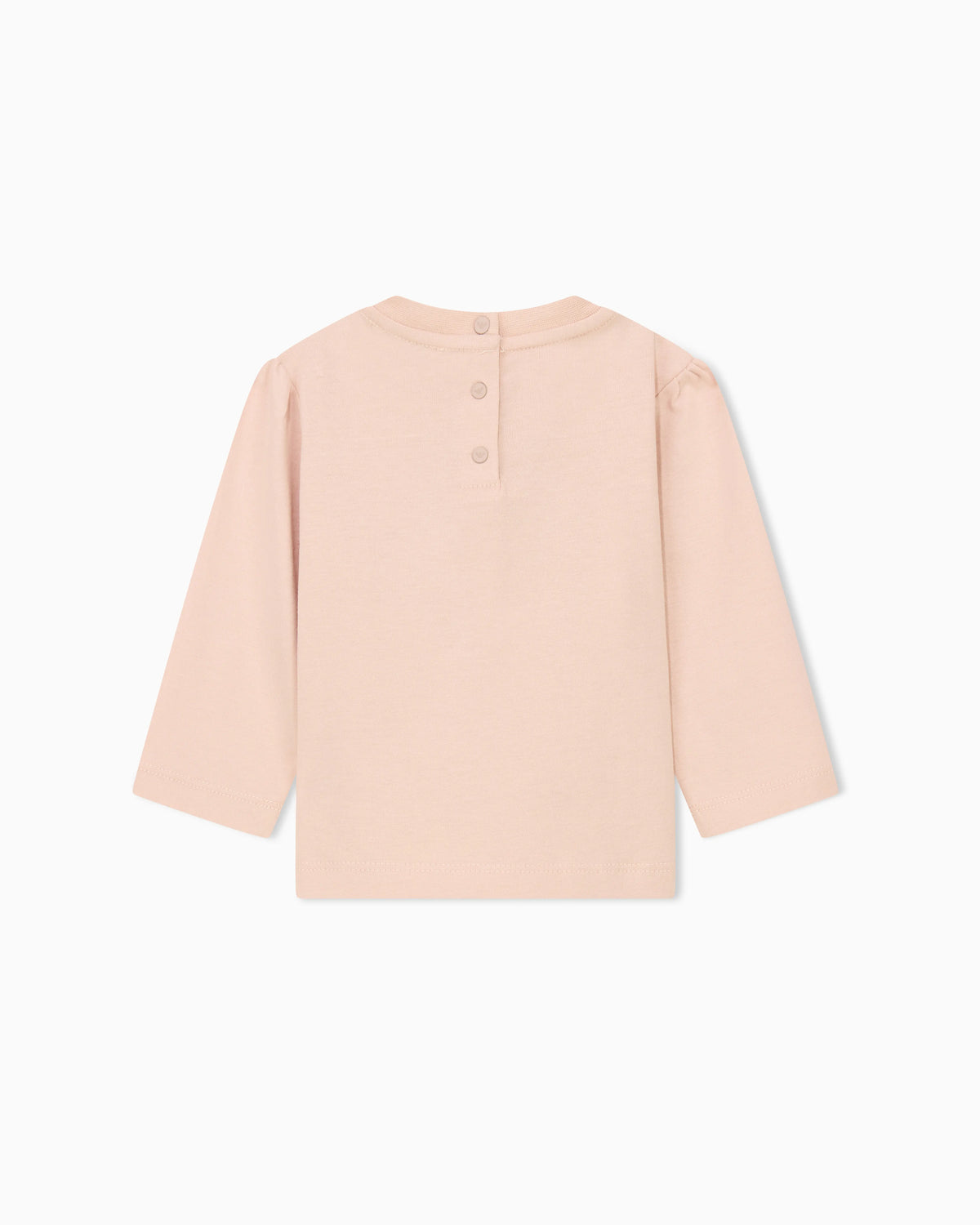 Baby t-shirt in heavy cotton jersey with floral pattern