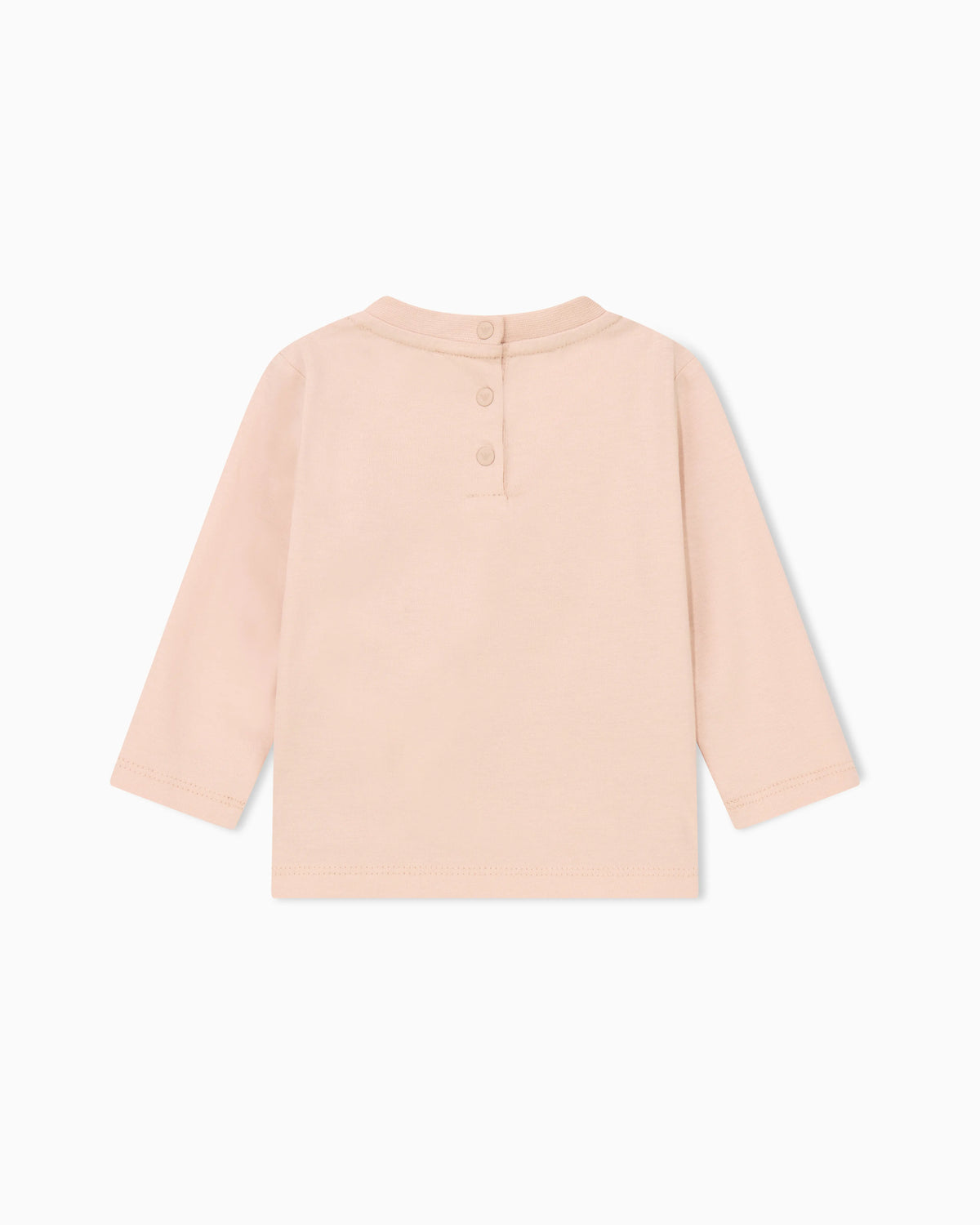 Long-sleeve cotton jersey T-shirt with a house illustration