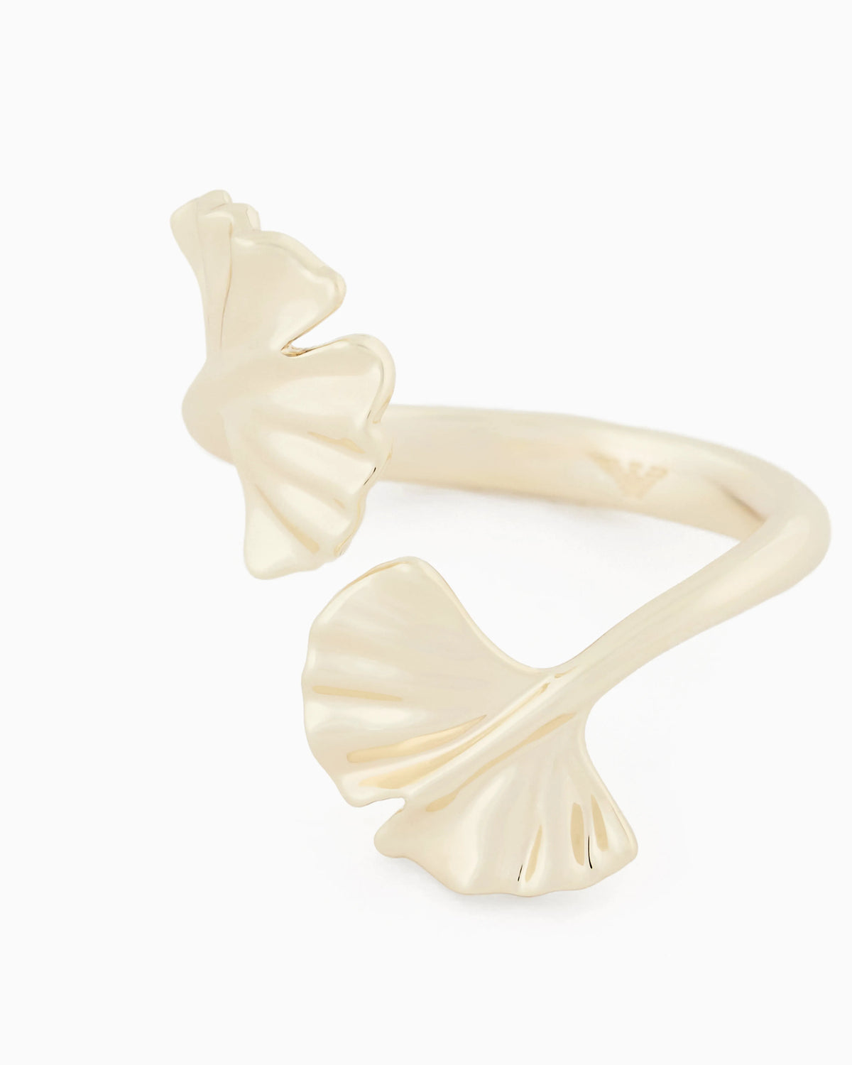 Gold-Tone Brass Cocktail Ring