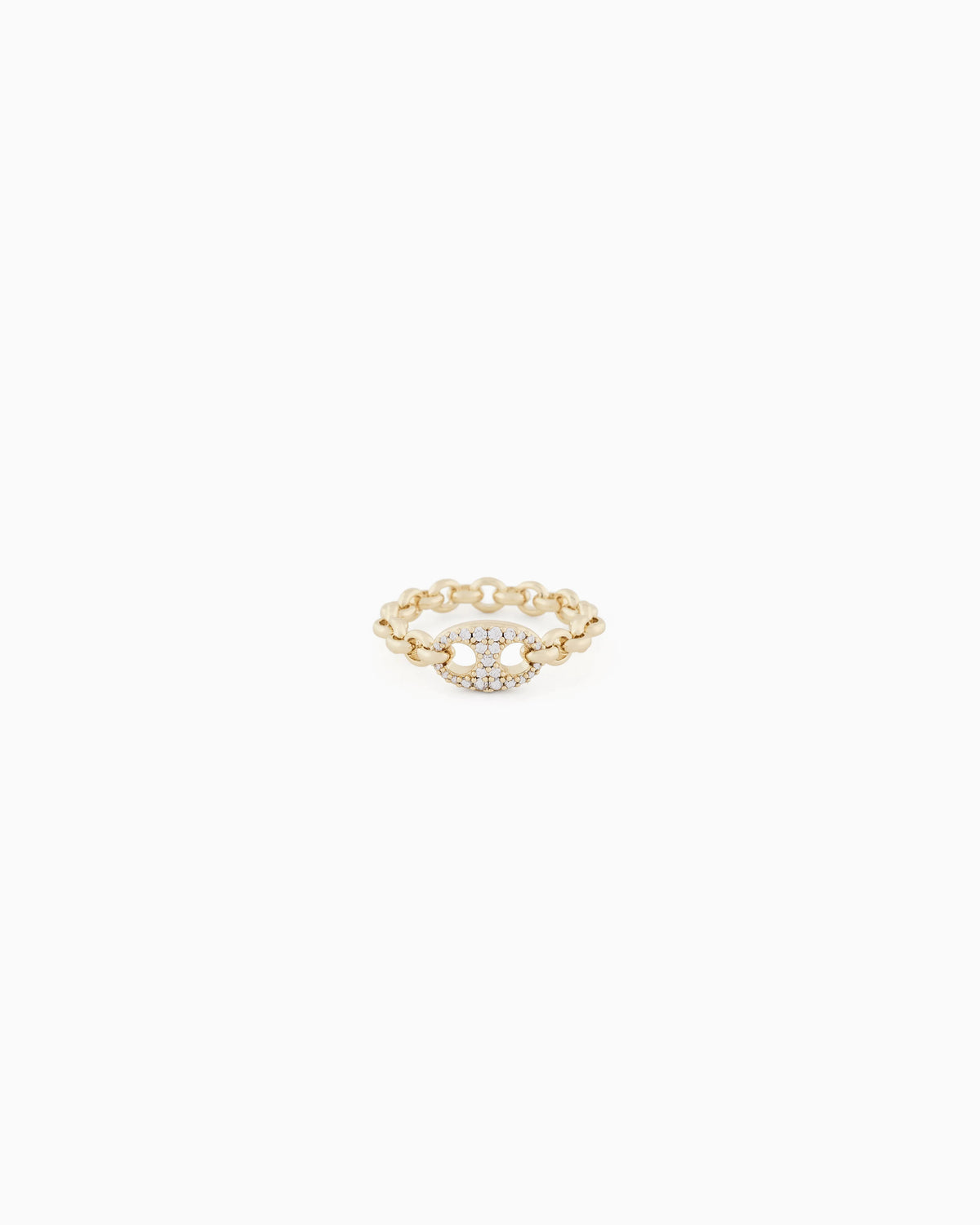 Gold-Tone Brass Center Focal Ring