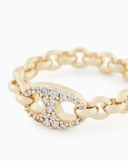 Gold-Tone Brass Center Focal Ring