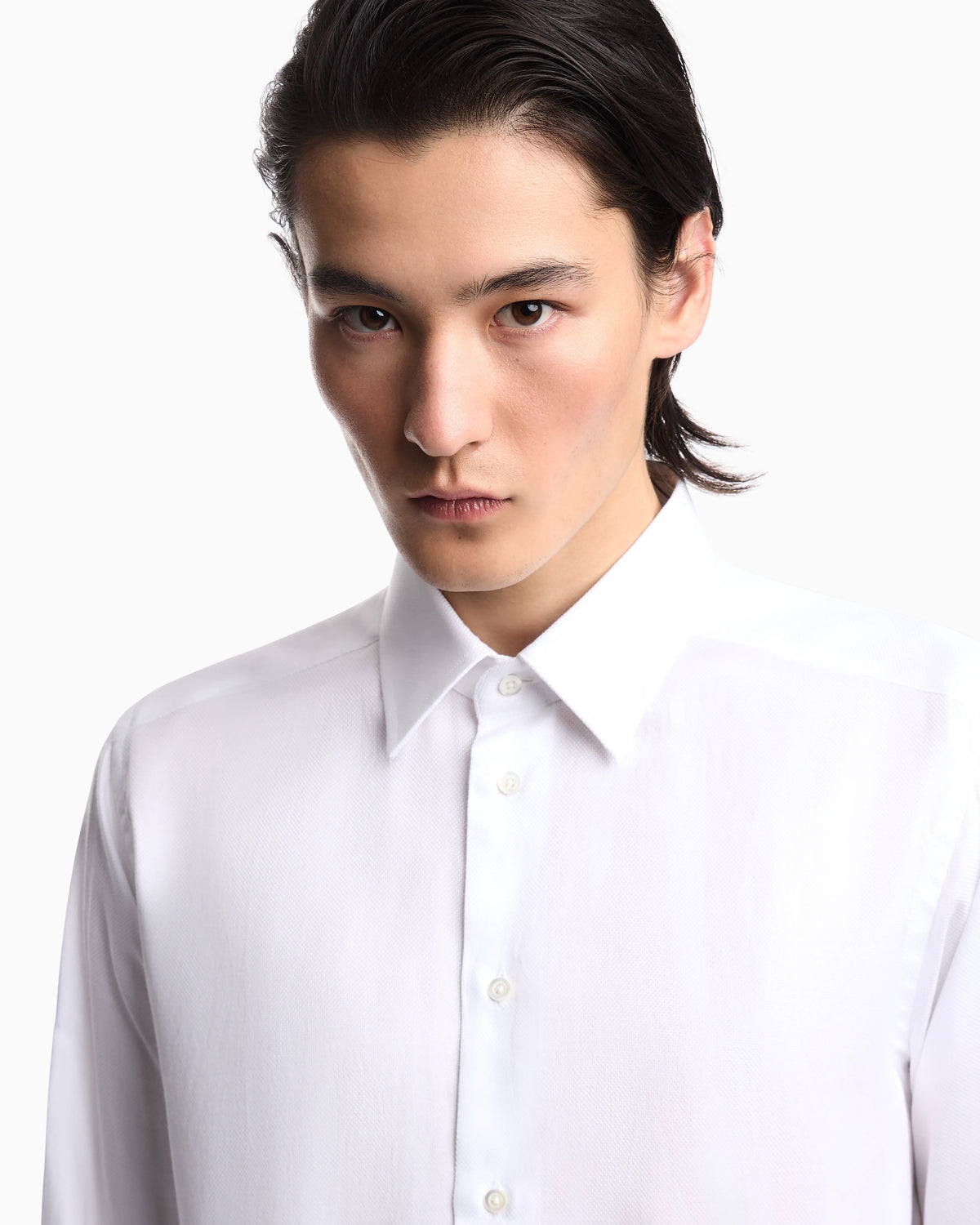 Lyocell-blend piqué shirt