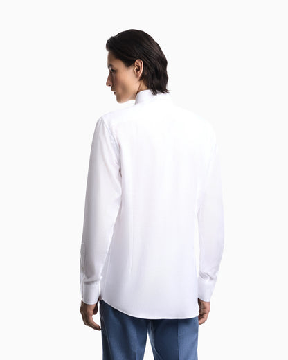 Lyocell-blend piqué shirt