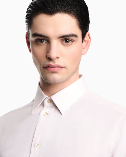 Lyocell-blend piqué shirt