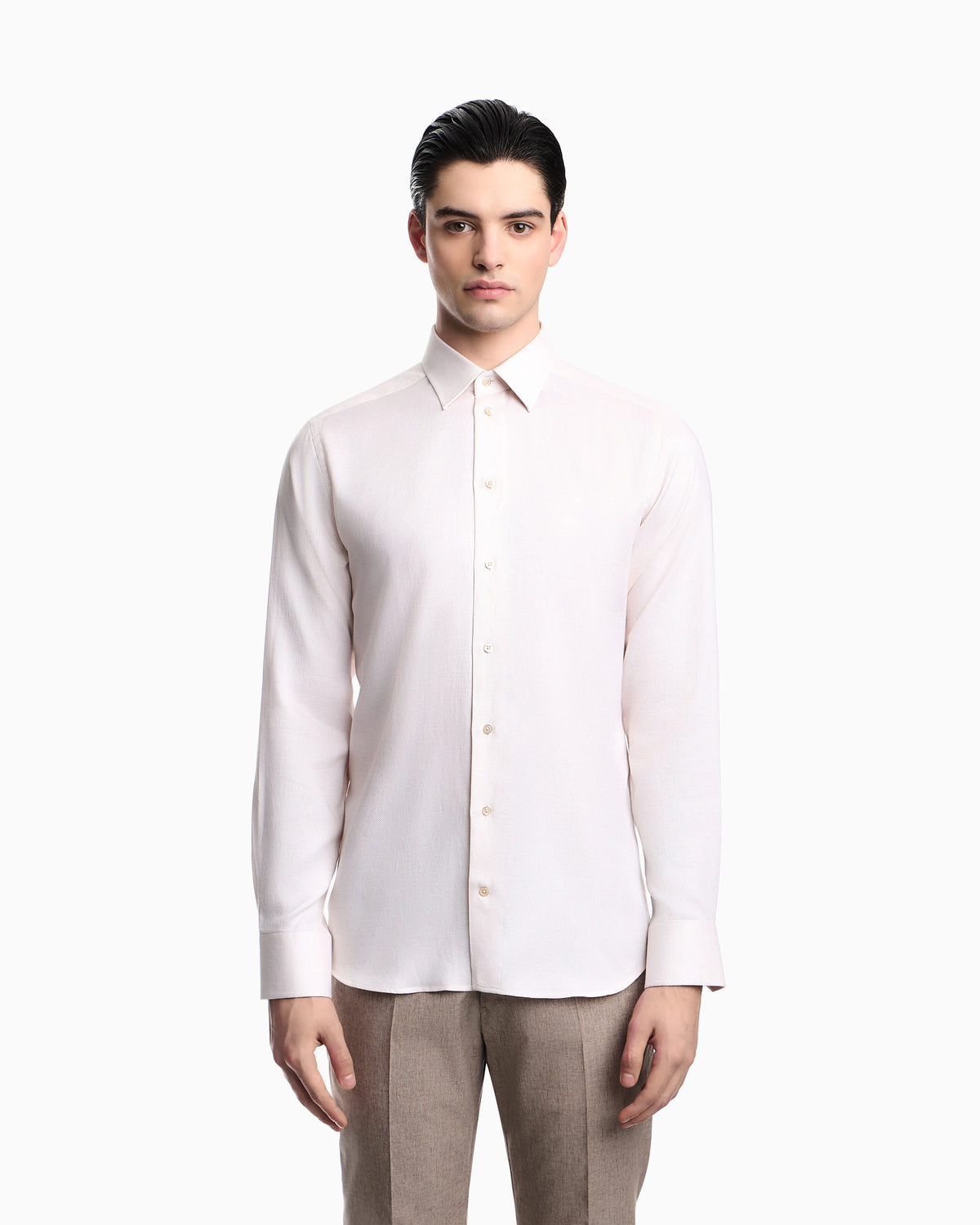 Lyocell-blend piqué shirt