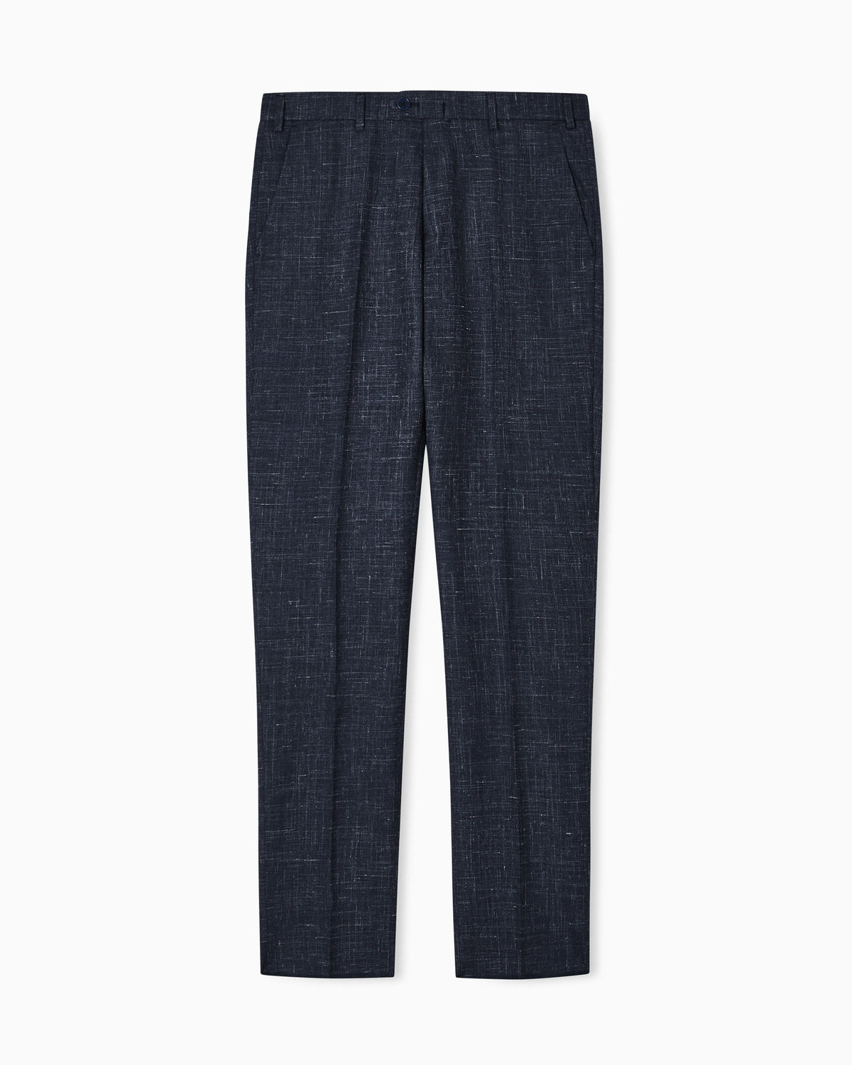 Tropical light wool canvas trousers