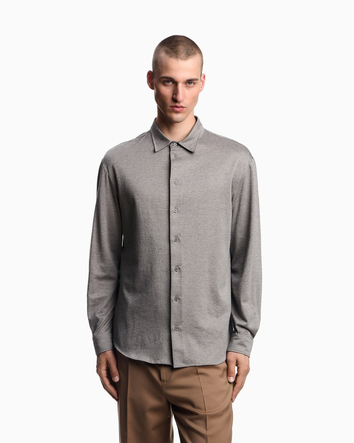 Icon jaspé jersey shirt
