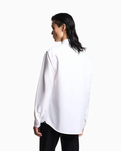 Micro-textured fabric shirt