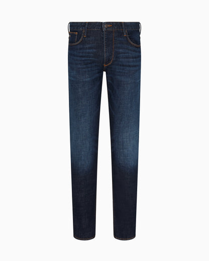 J06 slim-fit, washed denim jeans