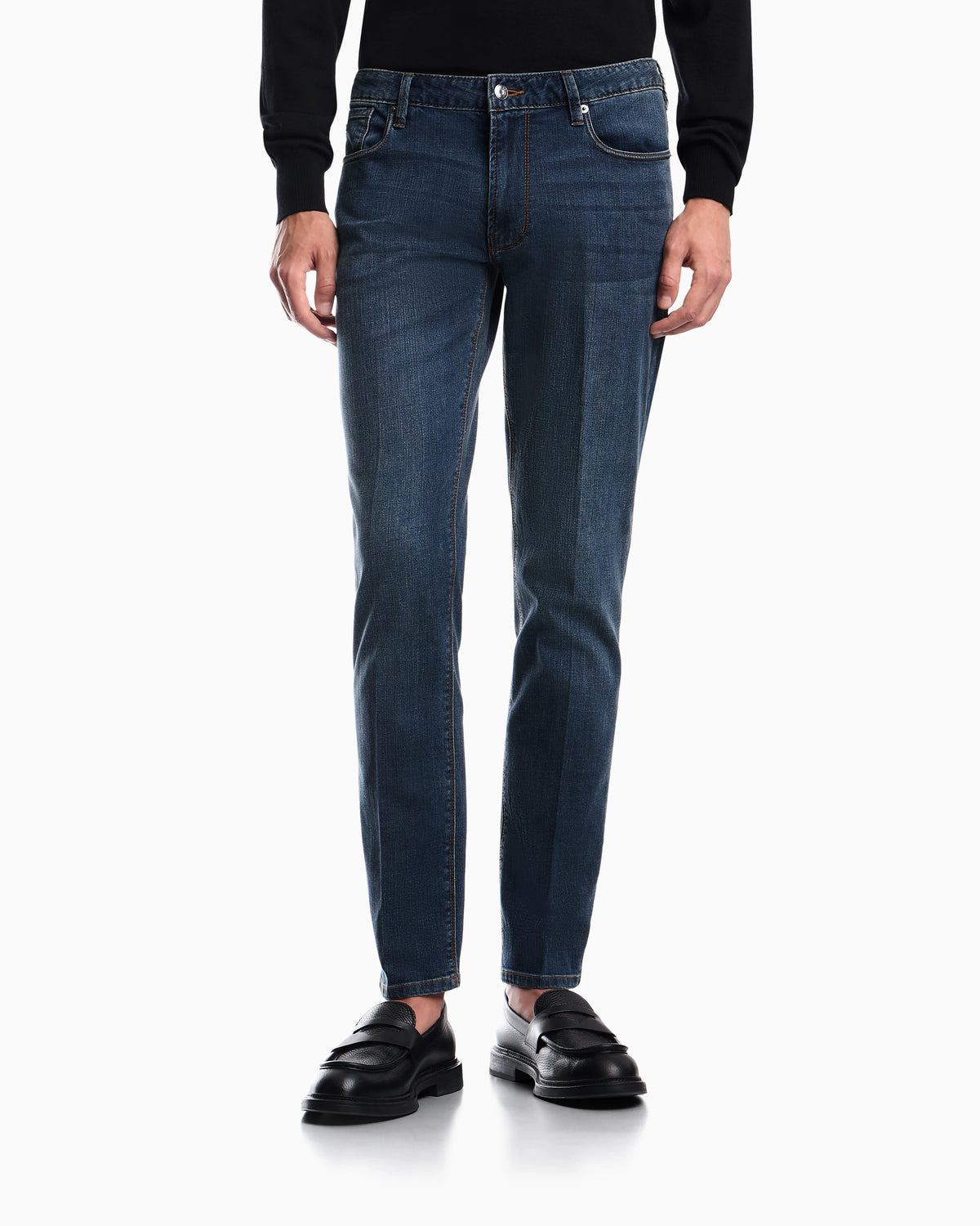 J06 slim-fit washed stretch denim jeans