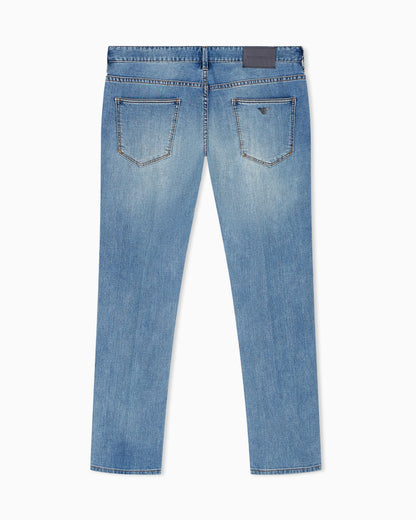 J06 slim-fit washed stretch denim jeans