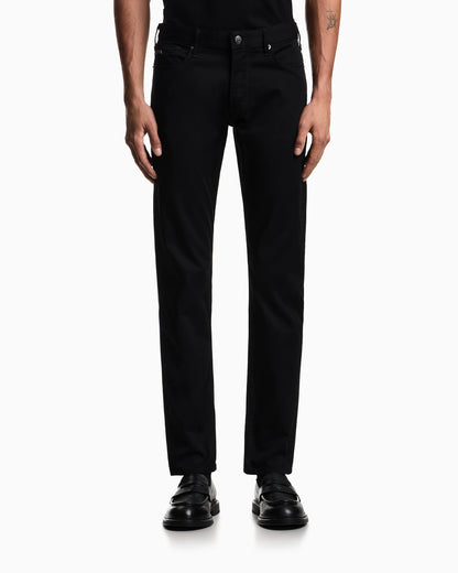J06 stretch-fabric slim-fit trousers