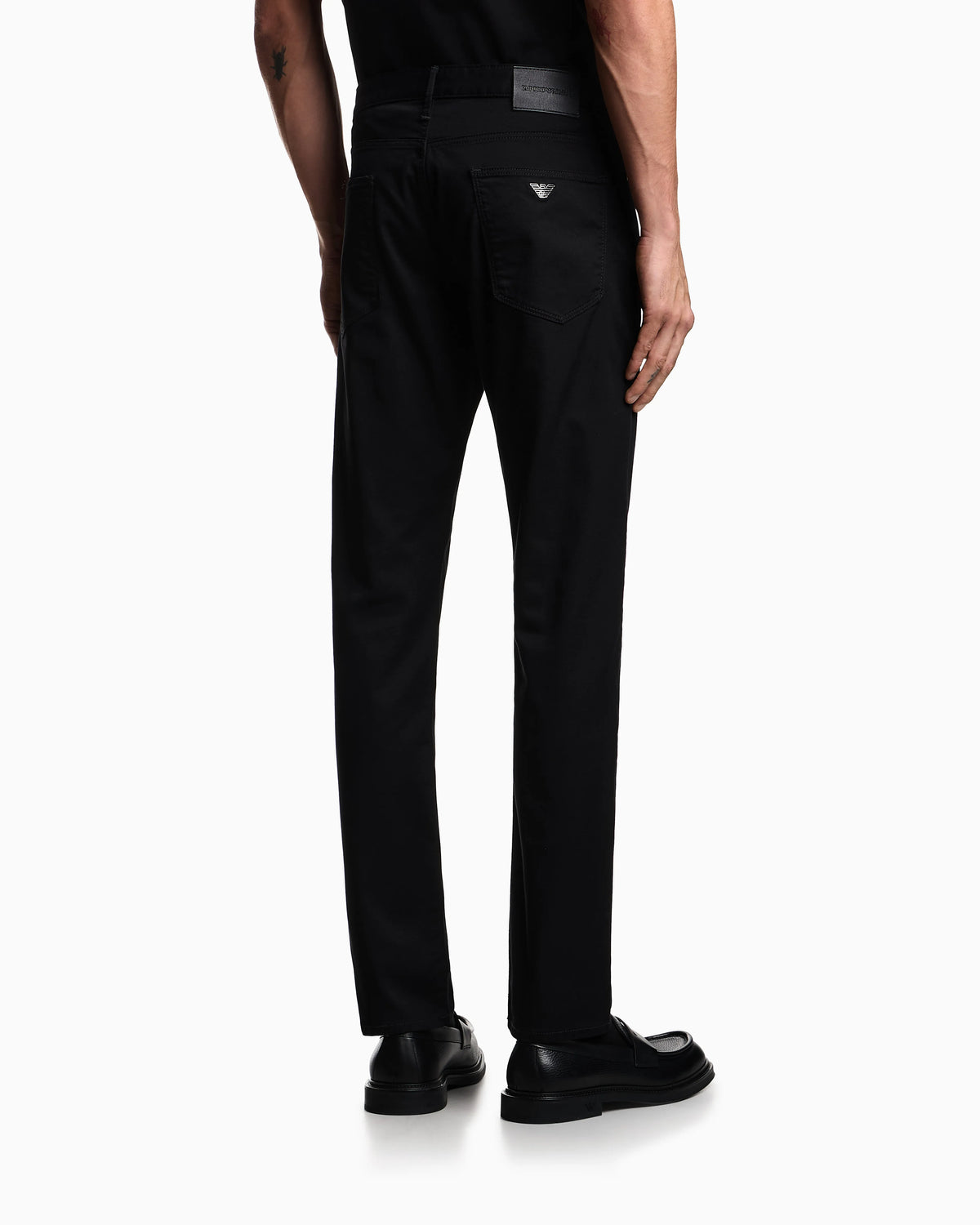 J06 stretch-fabric slim-fit trousers